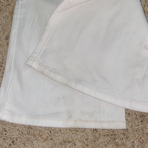 White Denim Jeans Size 8 - Picture 7 of 8